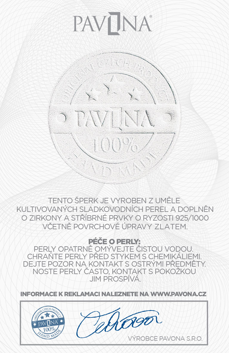 POZLACENÉ PAVONA